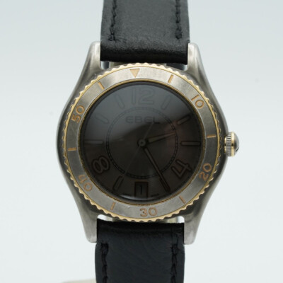 EBEL ONDE DAMEN UHR 32MM TITAN VINTAGE MIT STAHL QUARTZ  E021