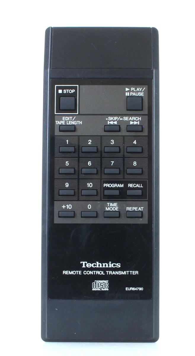 Télécommande D'origine Technics EUR647134 Pour Ampli SA-AX540, Testée Fonctionnelle
