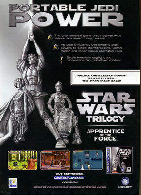 Star Wars Trilogy ''Apprentice Of The Force'' 2004 Magazine Advert #5327