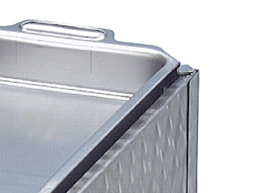 Gasgrill Edelstahl mit Rost und Stahlpfanne H:6 cm, 34 x 27 x 53 cm Gastrobräter - Bild 4 von 9