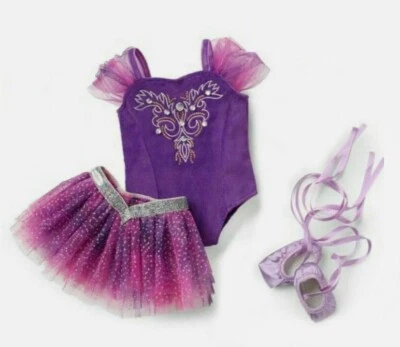 American Girl set 3 dress Sugar Plum Fairy Outfit for 18'' doll