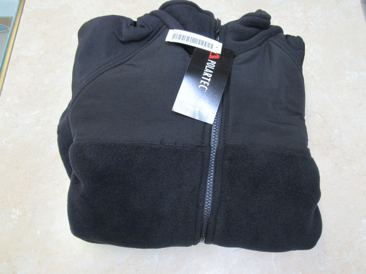 US Military Black Polartec Fleece Jacket Shirt Classic 300 US Military Black Polartec Fleece Jacket Shirt Classic 300
