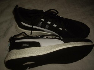 puma lace up sneakers