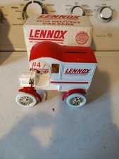 1989 ERTL 1:25th LENNOX 1905 Ford Delivery Car/Bank, 9323, Limited Edition, NIB