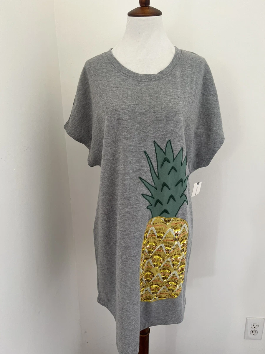 Pineapple t shirt dress cheap