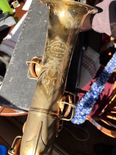 Conn New Wonder Chu Berry Tenor Saxophone, gold plated, #154....
