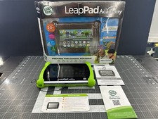 LeapPad Academy Kids Learning Tablet Green Leap Frog TESTED