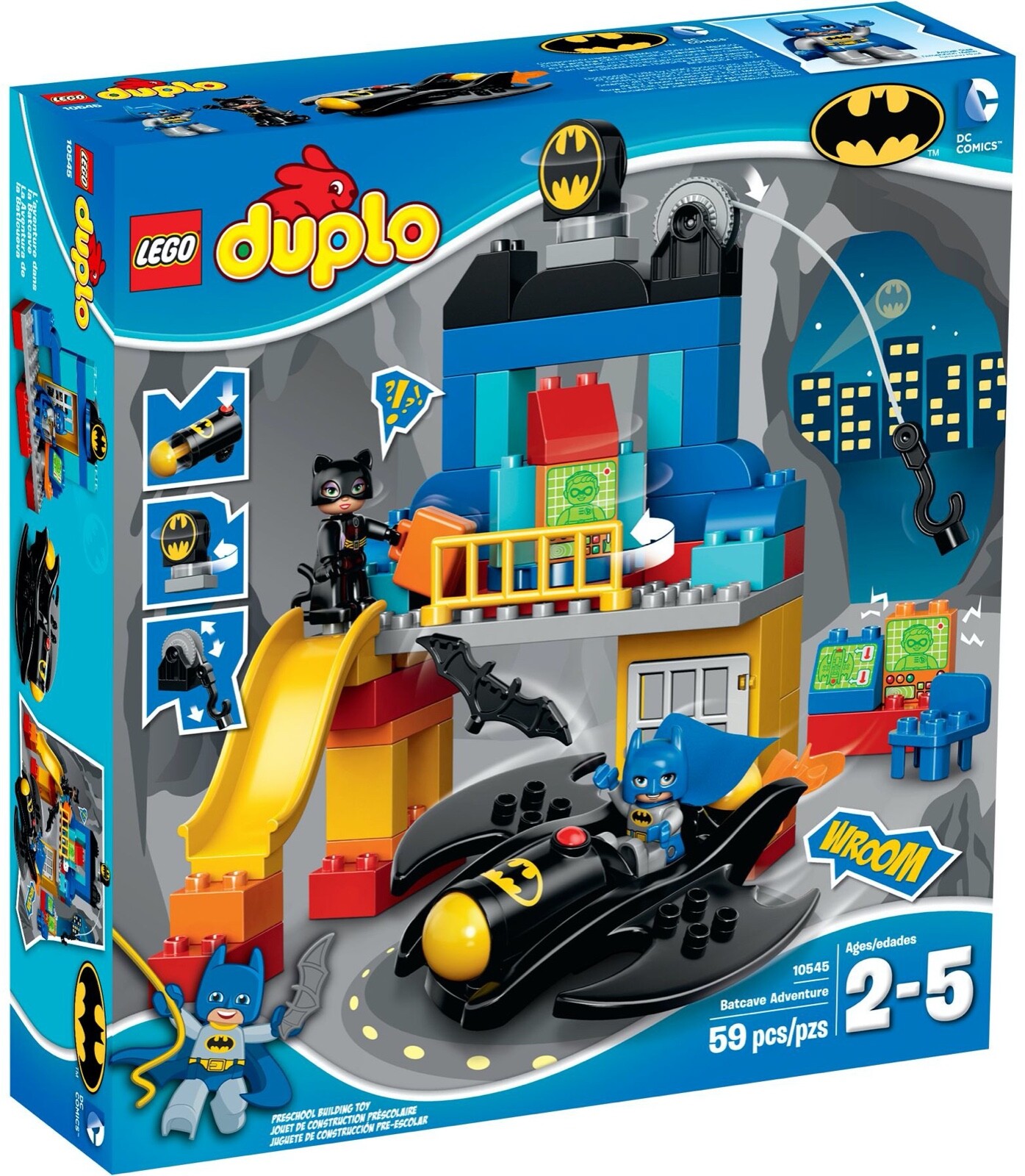 Lego Duplo 10545 BATCAVE ADVENTURE New Sealed Discontinued Rare 2014