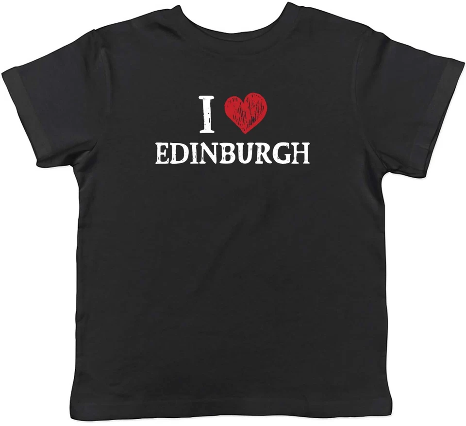 BABY ORIGINALS I Love Edinburgh Kinder T-Shirt Schottland Scottish Royal Kinder Jungen Mädchen Geschenk