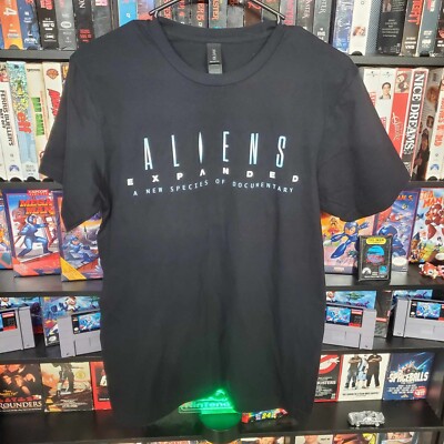 Aliens Expanded: A New Species of Documentary Shirt Size Large L Black