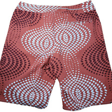 Tommy Bahama Relaxed Fit Men's Size 34 Coral Geometric Swim Beach Shorts