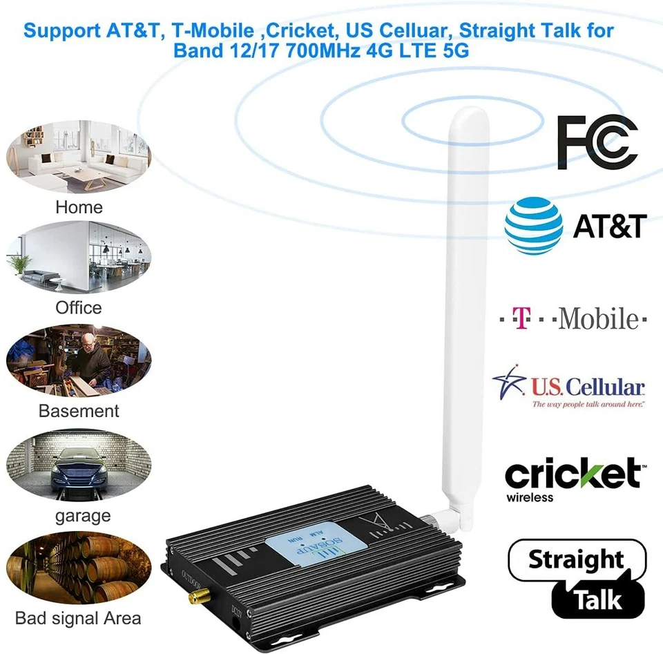 Cell phone PT4500-A home office signal booster for AT&T mobile data service - Image 4 of 4