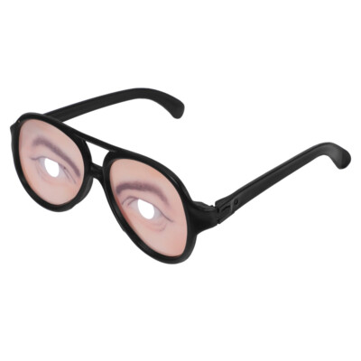 Halloween Trick Funny Eyes Glasses Prank Eyeglass Party Props