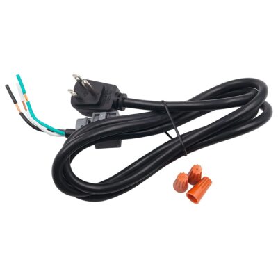 69012 WX09X70910 Dishwasher 64 Inch 3 Wire Angled Electrical Power Cord Kit