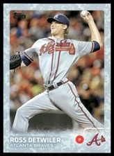 J326 ROSS DETWILER 2015 TOPPS UPDATE SNOW CAMO 79/99 ATLANTA BRAVES #US75