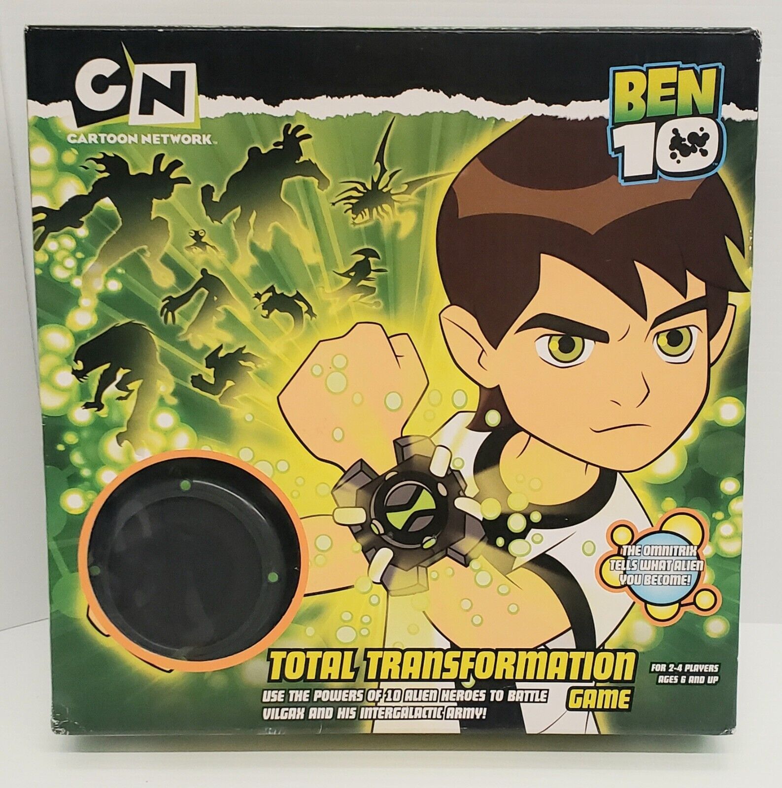 Vintage BEN 10 TOTAL TRANSFORMATION BOARD GAME Cartoon Network VGC