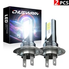 H7 6000K LED Headlight Bulbs Hi/Low Motorcycle for Honda Goldwing GL1800 2001-16