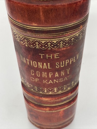 Antique Private Ledger Leather 1910 National Supply Co. of KA Purchases Prices - Picture 11 of 22