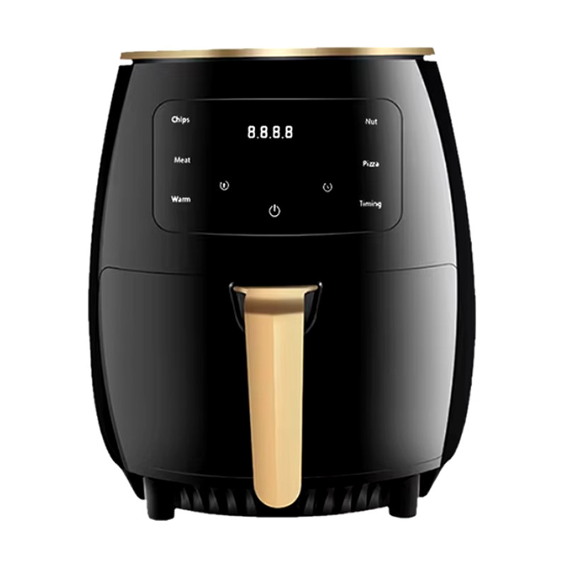 Friteuse à air tactile 1400W avec 8 programmes de cuisson automatique