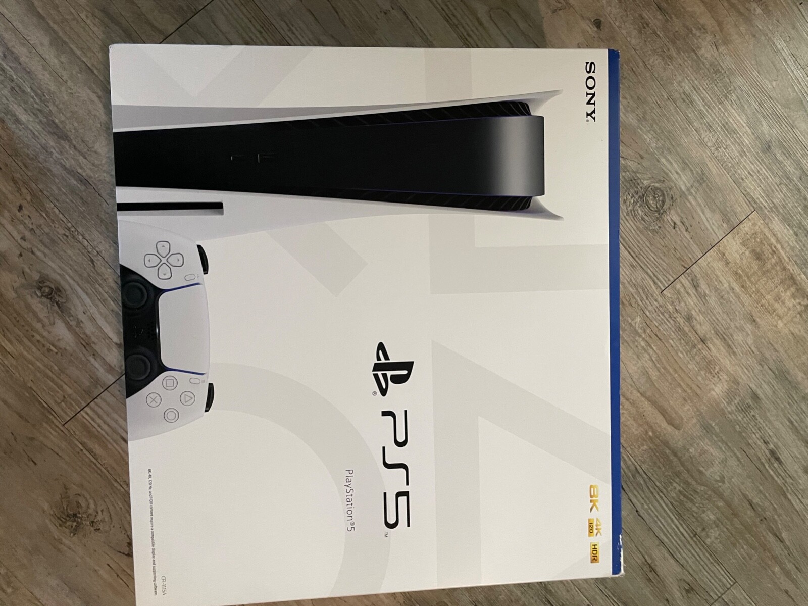 Unopened PS5 Blu-Ray Edition White Console in Original Box-image