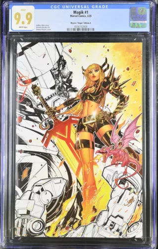 Magik #1 Jonboy Meyers Virgin Variant CGC 9.9  🔥🔥🔥