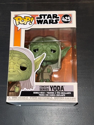 Funko POP!  Star Wars: Concept Series Yoda - 425 Read! bobblehead WOW