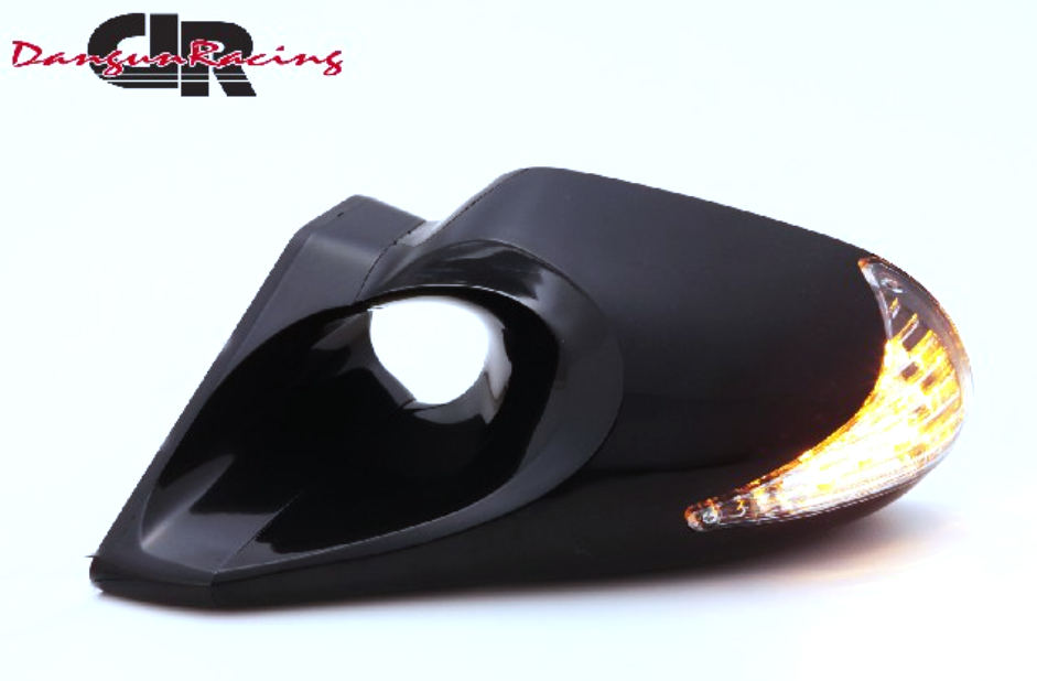 JTC Mirror LED Black Electric Adjust Right Hand Drive for Toyota