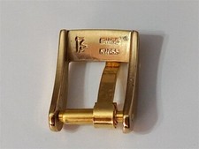 NOS Fibbia da donna anni 60-70 8mm Swiss Made placcata oro giallo