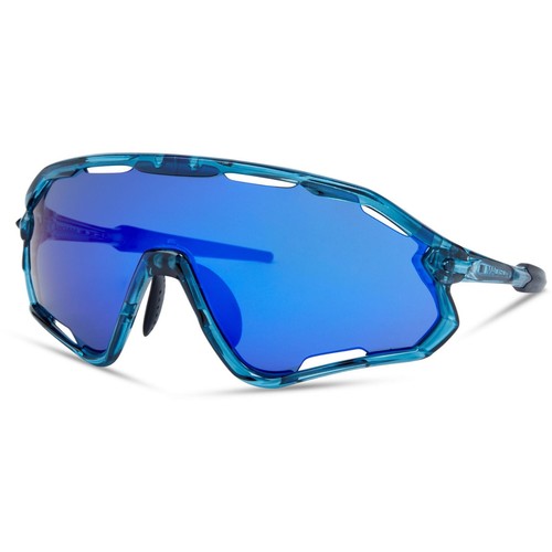 Madison Code Breaker II Sunglasses Crystal Gloss Blue/ Blue Mirror