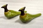 RARE Tilso Japan - Pair of Large Green Birds. Mid Century Modern Ceramic Set MCM — photo 5