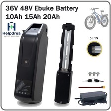 36V 48V 10Ah 15Ah 20Ah Electric Bike Battery For 0W-1800W Ebike Battery BMS 5PIN
