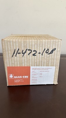 NEW Glas-Col 0396 100mL Heating Mantle 115V 80W Lab Flask Heater w/ Cord 400°C
