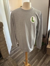 Universal Studios Hollywood Super Nintendo World Luigi Pullover Size XL