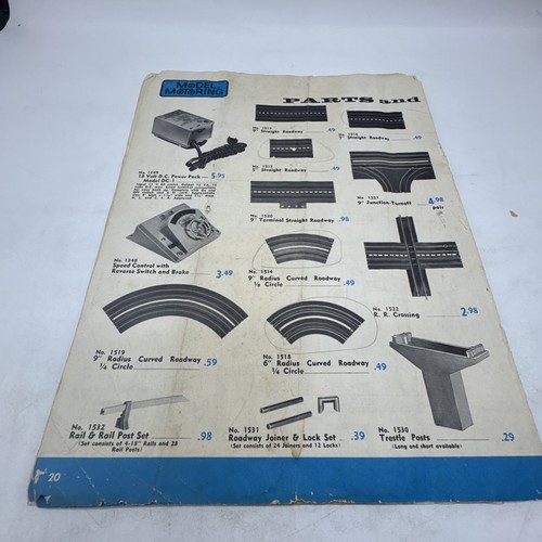 HUGE OG Lot Aurora AFX Tomy Slot Car Ephemera Catalog Manual Layout Instructions - Picture 12 of 21