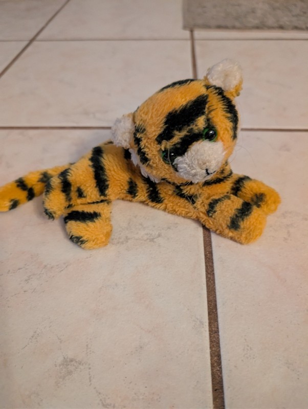 Dakin Vintage Tiger Plush Stuffed Animal Small 6-14 in 1973 MPN 6973