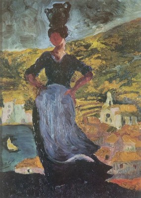 Salvador Dali - Portrait Of Hortensia 1918 A1-A4 Plakat Kunst Gemälde Meister Fine