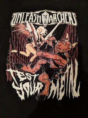 Rare! Unleash the Archers  Test Your Metal Shirt Unisex Concert S to 5XL TR305