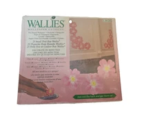 Wallies Pre-Pasted Wallpaper Cutouts #12028 25 Small Pink Rose Wall Borders