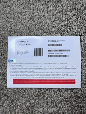 Windows 11 Home 64-Bit DVD & License Product Key Factory Sealed Free Shipping - image 1 of 3