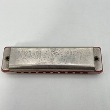 Vintage Magnus Indian Chief Harmonica Silver New Jersey Instrument USA