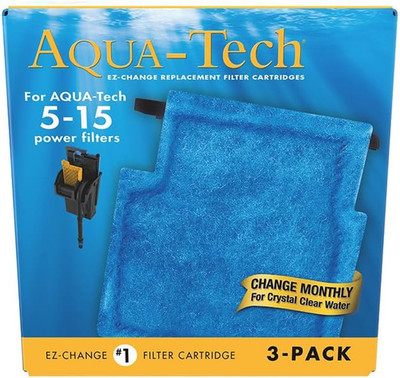 Ez-Change No.1 3-Pack Aquarium Filter Cartridge for 5 to 15 Power Filters