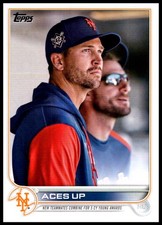 2022 Aces Up (Max Scherzer / Jacob deGrom) Topps BASEBALL #US288 New York Mets