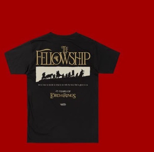 Weta Workshop The Fellowship MEGACON 2026 25th ANNIVERSARY LOTR EXCLUSIVE Shirt