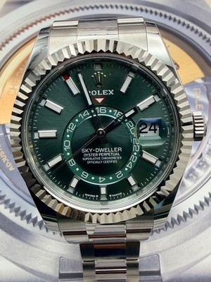 Rolex Sky-Dweller 336934 Silver Oyster Bracelet with Silver Bezel 2026