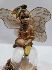 Vintage "HARVEST" BUBBLE FAIRY 1991 RAWCLIFFE SIGNED JESSICA DE STEFANO (READ!)