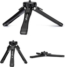 Heavy Duty Mini Metal Tripod Stand - Universal Small Table Tripod for Camera
