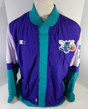 1997-98 Charlotte Hornets JR Reid #7 Game Issued Warm-Up Jacket DP22021