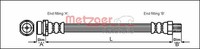 Metzger Bremsschlauch Passend FüR Ford Mondeo III Turnier 2.0 Tdci