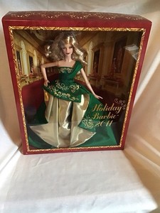 Barbie 2011 Holiday Collector Green Gown NIB Mattel