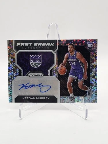 2022-23 Panini Prizm Fast Break Autographs #9 Keegan Murray RC